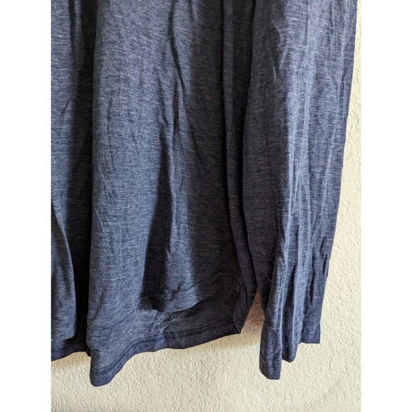 GoodLife Mens T Shirt Blue Round Neck Long Sleeve Pullover Top XXL - Picture 3 of 4